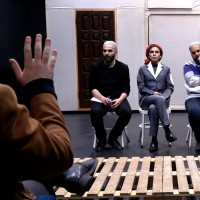 نمایش پس از | نشست پرسش و پاسخ عوامل نمایش «پس از» با دانشجویان ۴ دانشگاه تهران، شهید بهشتی، خوارزمی و خواجه نصیر برگزار شد. | عکس